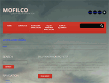 Tablet Screenshot of mofilco.com